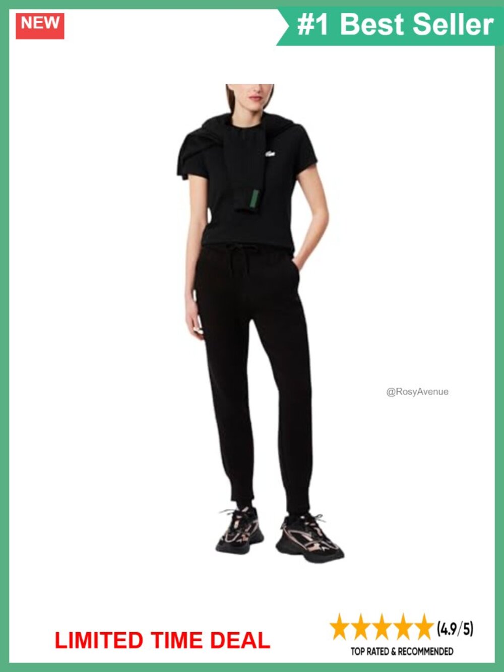 Lacoste Two-ply Trackpants Tapered Fit Active Golf Running Tennis Pants